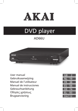 Akai AD66U Manuel utilisateur