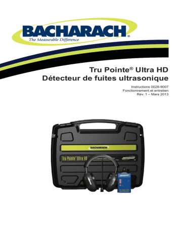 Bacharach Tru Pointe® Ultra Manuel utilisateur | Fixfr