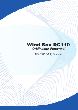 MSI WIND BOX DC110-006XEU Manuel utilisateur