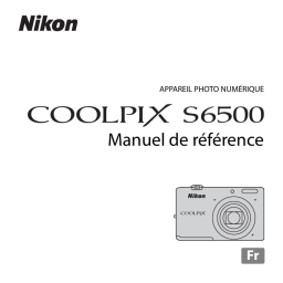 Nikon COOLPIX S6500 Manuel utilisateur