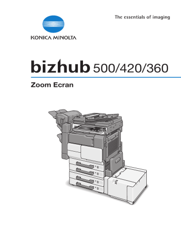 Manuel du propriétaire | Konica Minolta BIZHUB 420 Manuel utilisateur | Fixfr