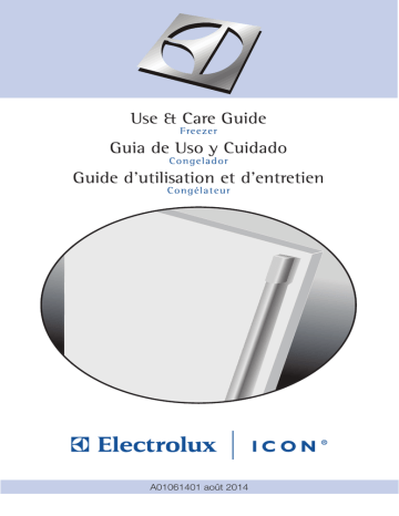 Spécification | Electrolux E32AF85PQS Upright Freezer Manuel utilisateur | Fixfr
