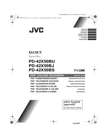 Manuel du propriétaire | JVC PD-42X50BU Manuel utilisateur | Fixfr