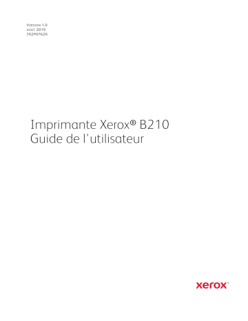 Mode d'emploi | Xerox B210 Printer Manuel utilisateur | Fixfr