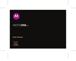 Motorola MOTOZINE ZN5 Manuel utilisateur