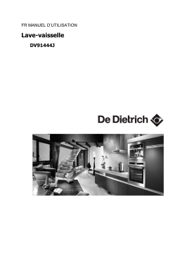 De Dietrich DV91444J Manuel utilisateur