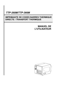 TSC TTP-268M Series Manuel utilisateur