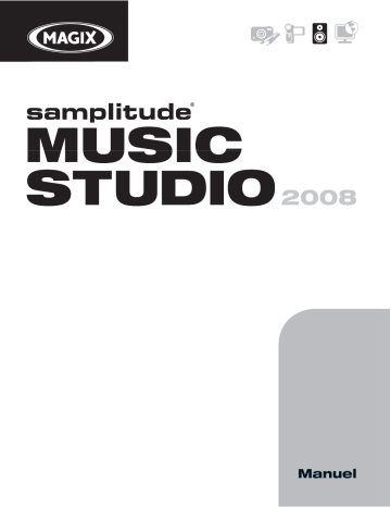 Mode d'emploi | MAGIX Samplitude Music Studio 2008 Manuel utilisateur | Fixfr