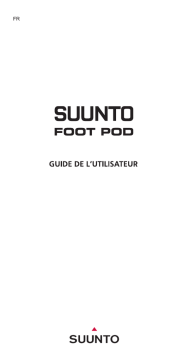 Suunto Foot Pod Manuel utilisateur