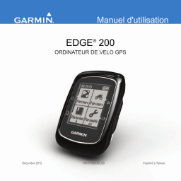 Garmin Edge 200 Mode d'emploi