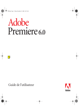 Adobe Premiere Pro 6.0 Manuel utilisateur