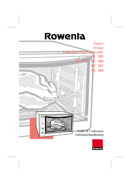 Rowenta FC 387 Manuel utilisateur