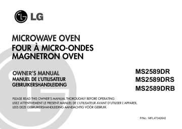 MS2589DRS | LG MS2589DR Manuel du propriétaire | Fixfr