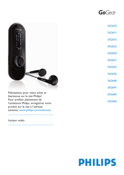 Philips SA2646 Mode d'emploi