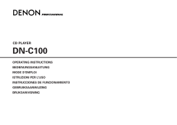 Denon DN-C100 Manuel utilisateur