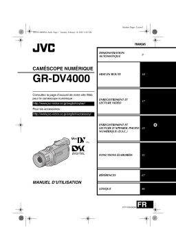 JVC GR DV4000 Manuel utilisateur