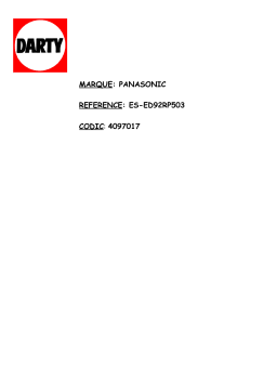 Panasonic ES-ED92 Manuel utilisateur