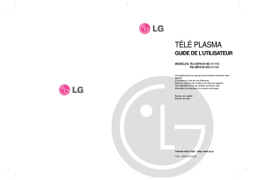 RU-42PX11 | LG RU-42PX10 Manuel du propriétaire | Fixfr