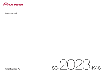Manuel du propriétaire | Pioneer SC-2023 Manuel utilisateur | Fixfr