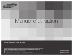 Samsung HMX W200RP, W200TP Manuel utilisateur