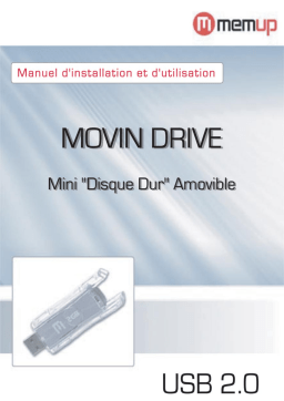 MEMUP MOV IN DRIVE Manuel utilisateur