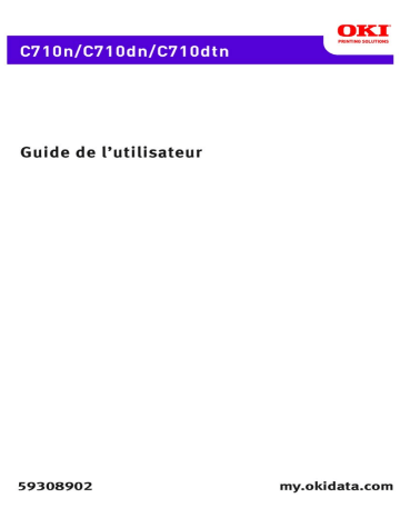 Manuel du propriétaire | OKI C710DTN Manuel utilisateur | Fixfr