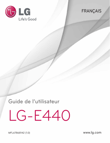 Optimus L4 II | Mode d'emploi | LG Série E440 Manuel utilisateur | Fixfr