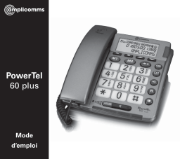 Amplicomms PowerTel 60 plus Manuel utilisateur