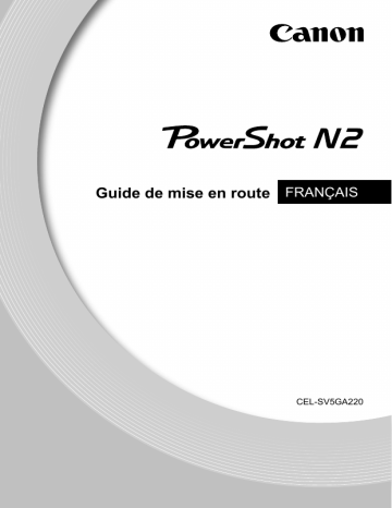 Mode d'emploi | Canon PowerShot N2 Manuel utilisateur | Fixfr