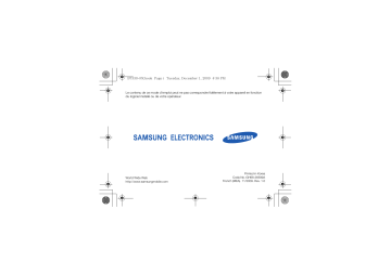 Omnia Pro B7330 | Mode d'emploi | Samsung GT-B7330 Manuel utilisateur | Fixfr