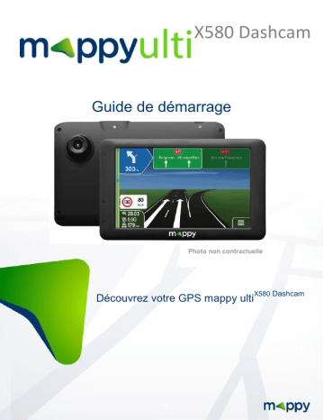 Guide de démarrage rapide | MAPPY ulti X580 Dashcam Manuel utilisateur | Fixfr