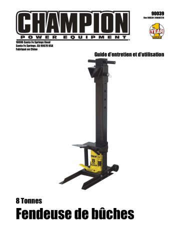 Champion Power Equipment 90039 Manuel utilisateur | Fixfr