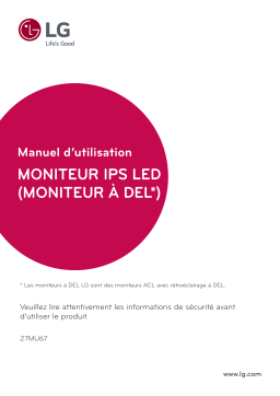 LG 27MU67-B Manuel du propriétaire