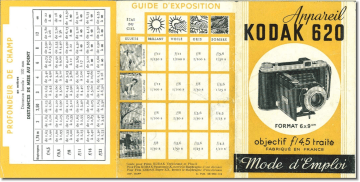 Kodak 620 Traité Mode d'emploi | Fixfr