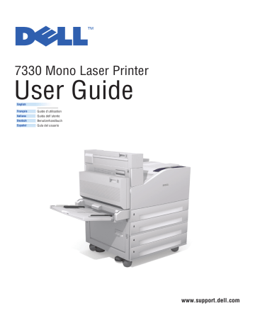 Dell 7330dn Mono Laser Printer printers accessory Manuel utilisateur | Fixfr