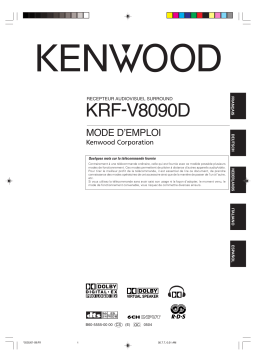 Kenwood KRF-V8090D Manuel utilisateur