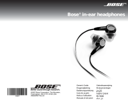 Bose In-Ear Headphones Manuel utilisateur