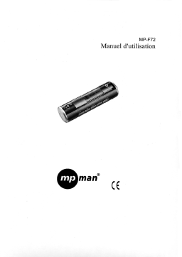 MPMan MP F72 Manuel utilisateur