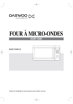 Daewoo KOC9C4T Manuel utilisateur