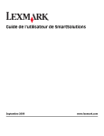 Lexmark PRESTIGE PRO800 Manuel utilisateur
