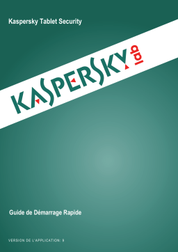 Kaspersky Tablet Security 9.0 Manuel utilisateur