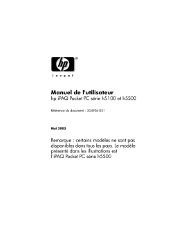 HP IPAQ H5100 POCKET PC Manuel utilisateur