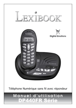 Lexibook DP440F Manuel utilisateur