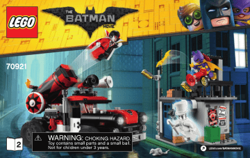 Guide d'installation | Lego 70921 Harley Quinn Cannonball Attack Manuel utilisateur | Fixfr