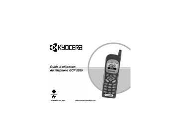 KYOCERA QCP 2035 Mode d'emploi | Fixfr