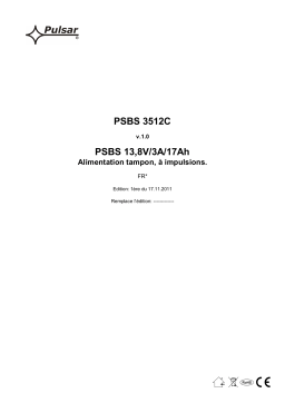 Pulsar PSBS3512C - v1.0 Manuel utilisateur