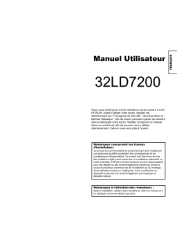 Hitachi 32LD7200 Manuel utilisateur