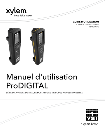 YSI 626973-03 | ProDIGITAL Manuel du propriétaire | Fixfr