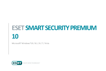 ESET Smart Security 10 Premium Manuel utilisateur | Fixfr