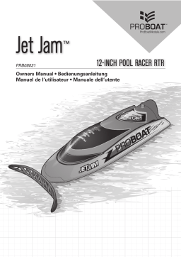 ProBoat Jet Jam 12" Pool Racer RTR Manuel utilisateur